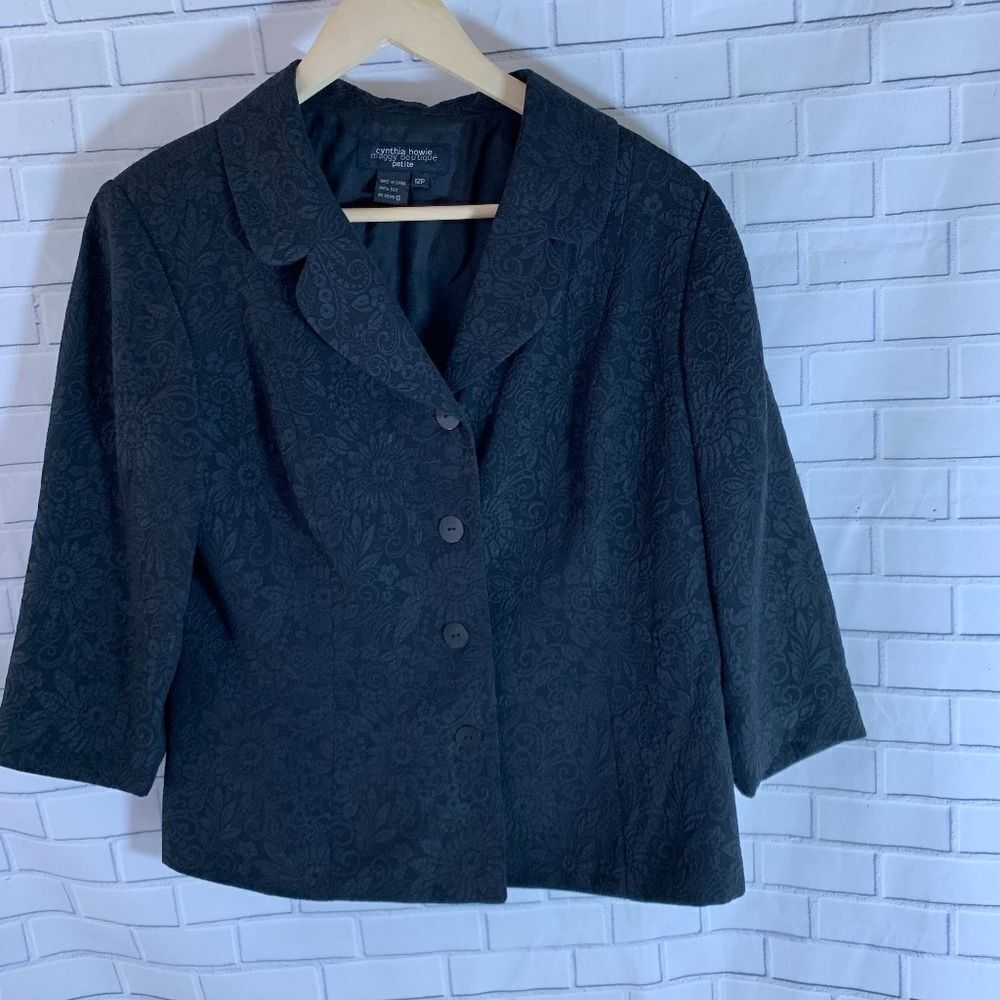 Cynthia Howie For Maggy Boutique Petite Jacket‎